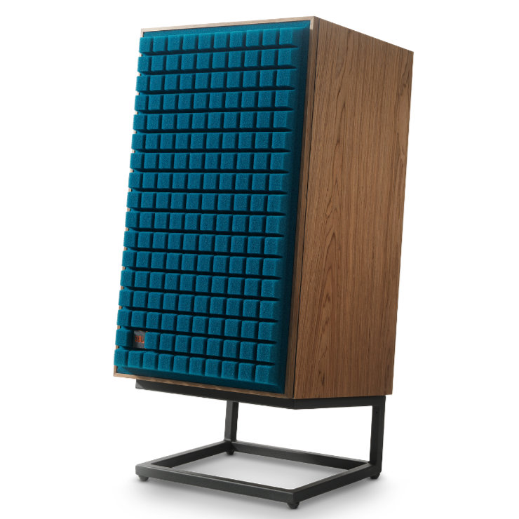 jbl l100 classic sininen ja jalka