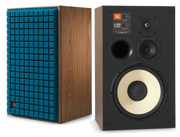 jbl l100 classic sininen maski